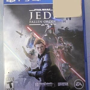 Star Wars Jedi Fallen Order Blue PS4 Game Case